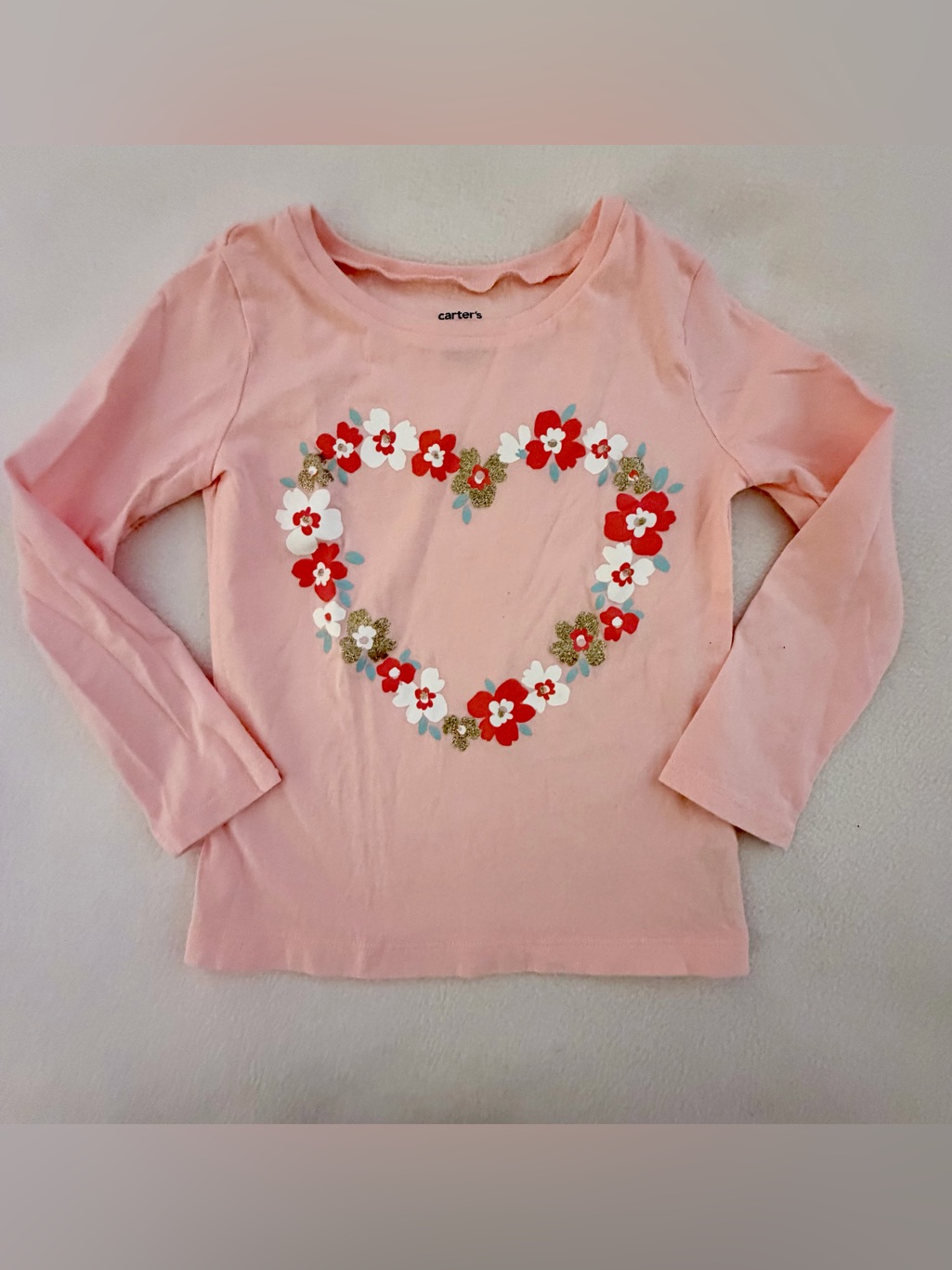 Carter’s Flower Heart T-Shirt